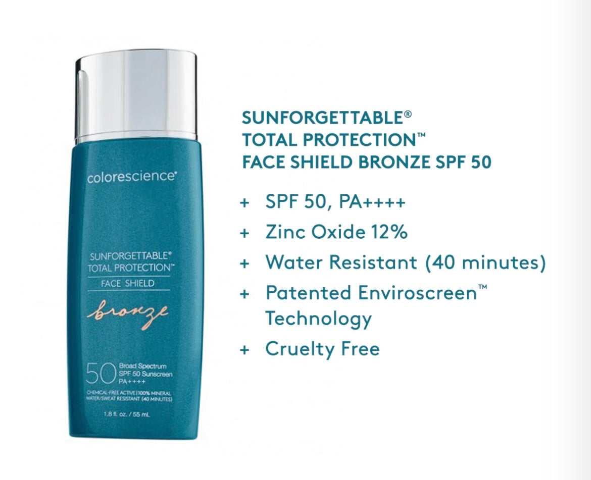 Total Protection Face Shield Bronze SPF 50